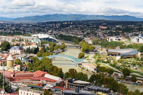 View of city center Tbilisi. Georgia