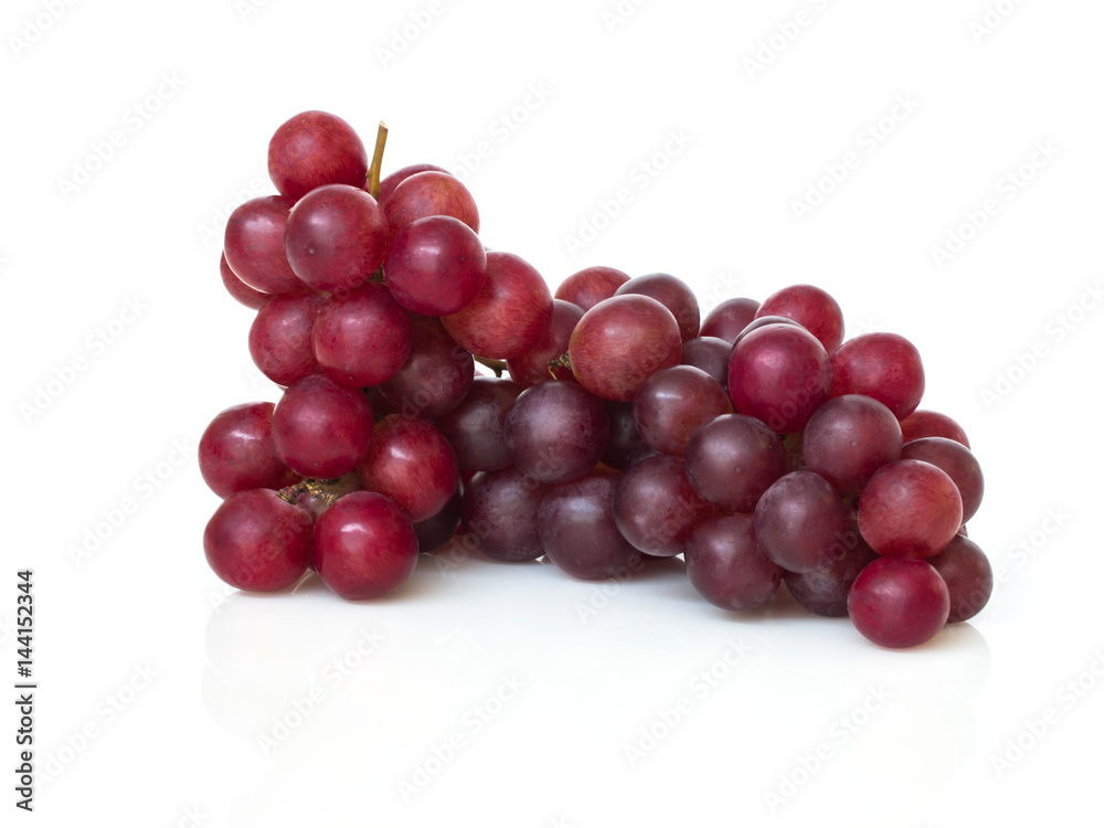 Ripe red grape isolated. Ripe red grape isolated.