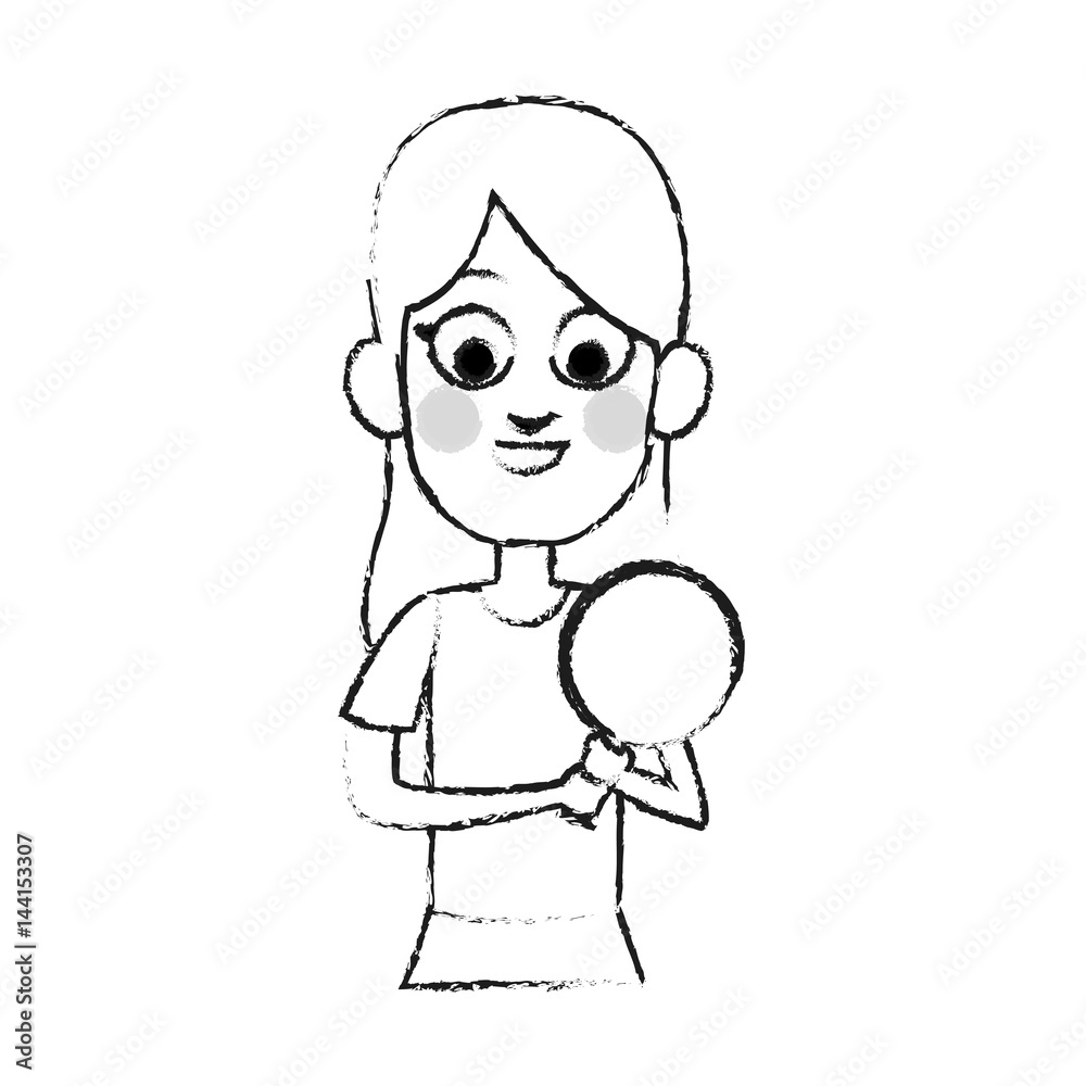 young girl holding ball icon image vector illustration design young girl holding ball icon image vector illustration design