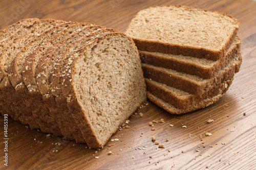 healthy wholemeal bread.