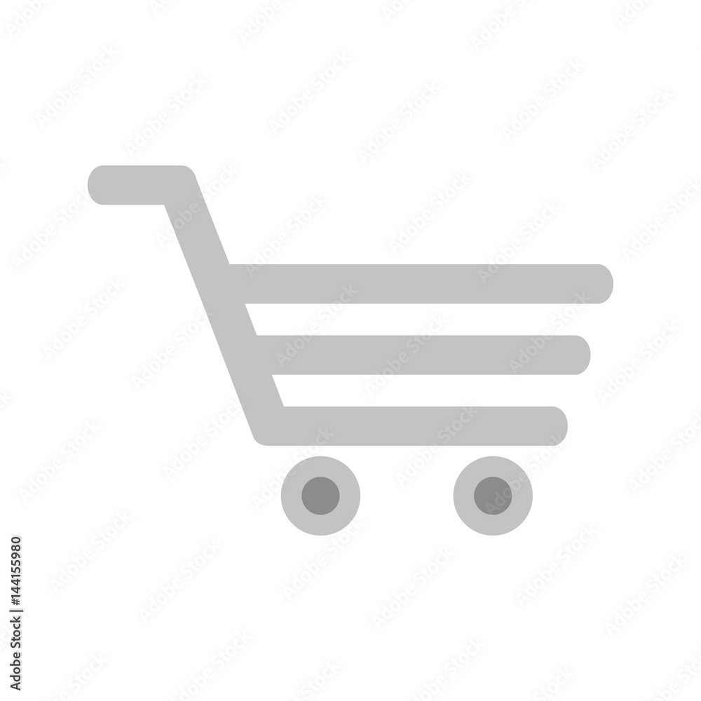 shopping cart icon over white background. vector illustration shopping cart icon over white background. vector illustration