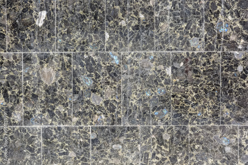 Close up grey granite tiles