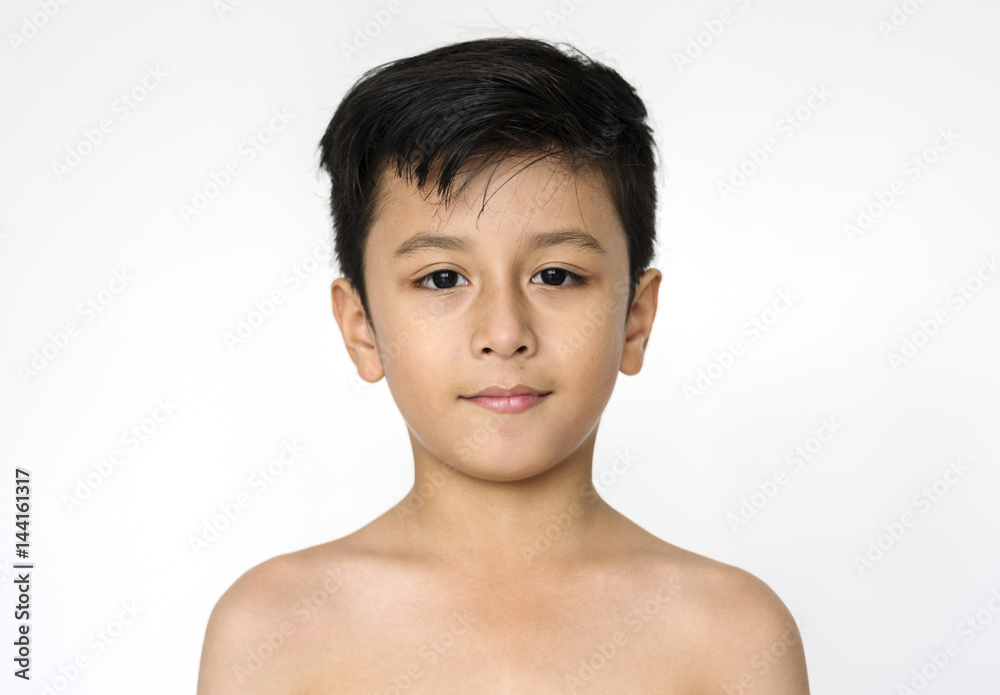 Kid Shirtless Topless Natural Race Studio Shoot Kid Shirtless Topless Natural Race Studio Shoot