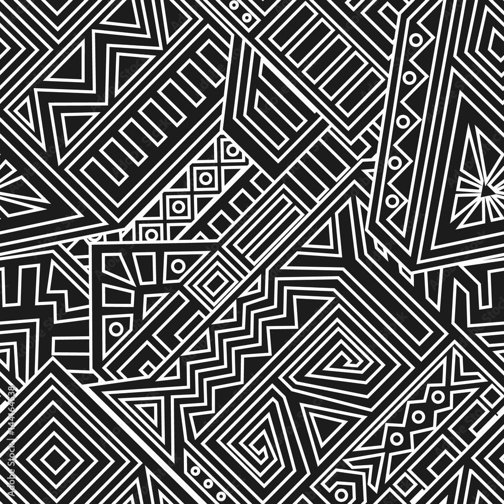 Aztec Vector Seamless Pattern Aztec Vector Seamless Pattern