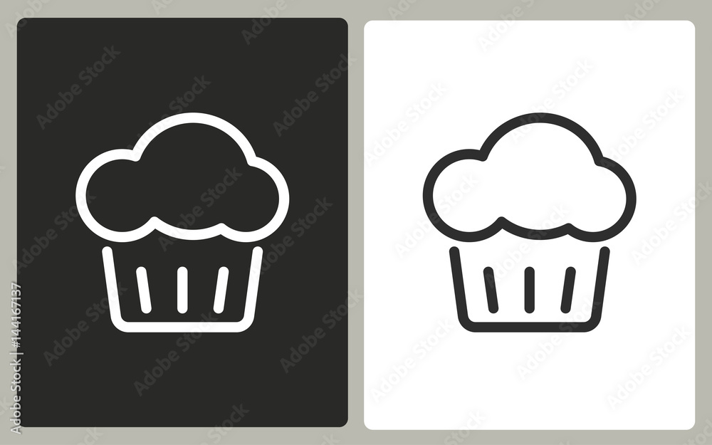 Cake - vector icon. Cake - vector icon.