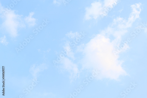 Fototapeta Naklejka Na Ścianę i Meble -  soft clouds with blue sky