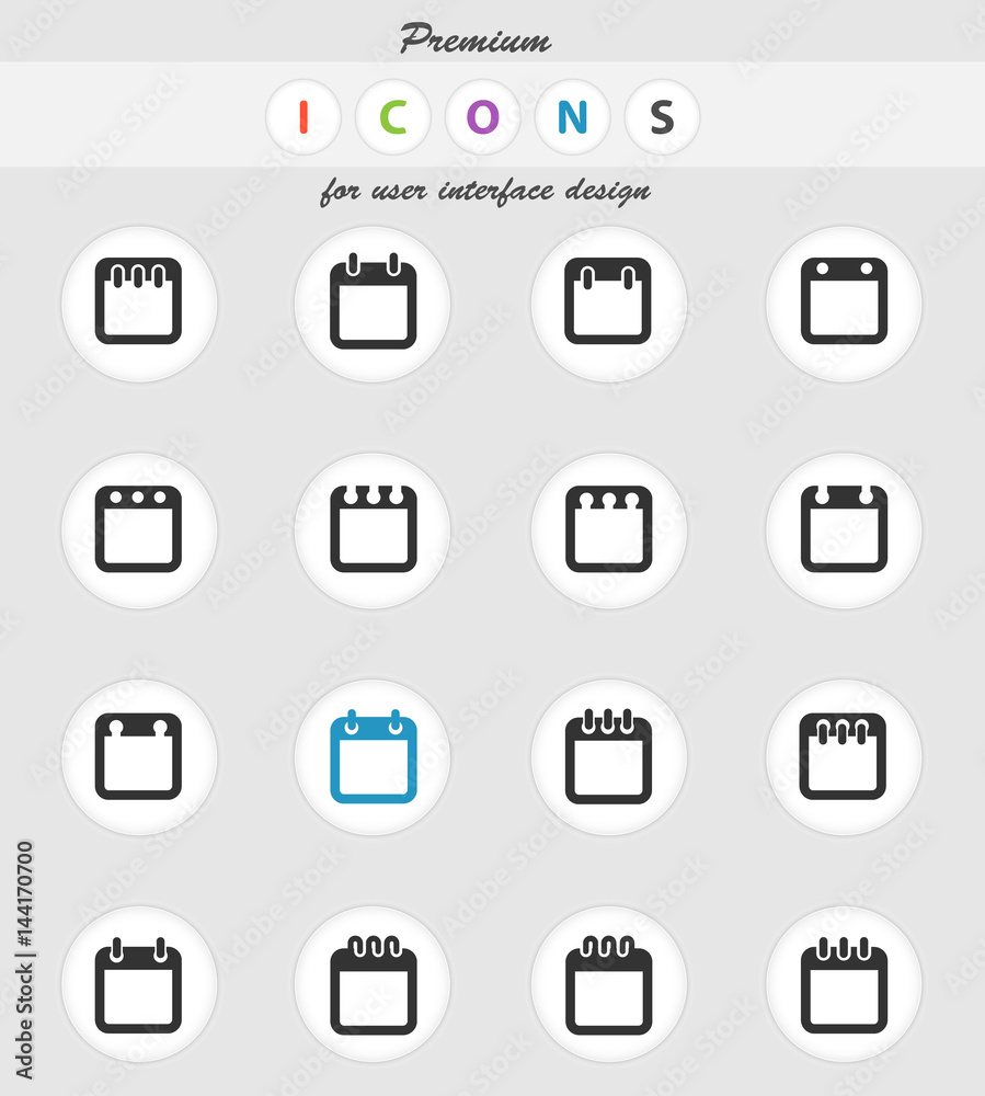 calendar icon set calendar icon set