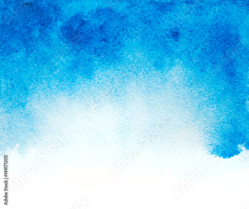 blue watercolor abstract background for Your design