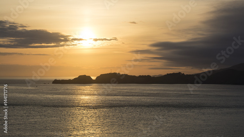 Sunset in San francisco