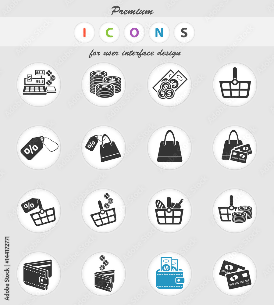 marketing and e-commerce icon set marketing and e-commerce icon set