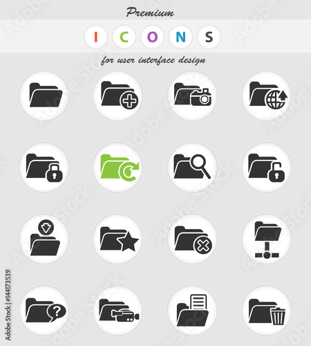 folder icon set