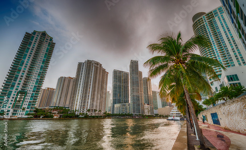 Buildings of Brickell Key in Miami, Florida - USA © jovannig