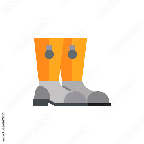 Firefighter boots icon