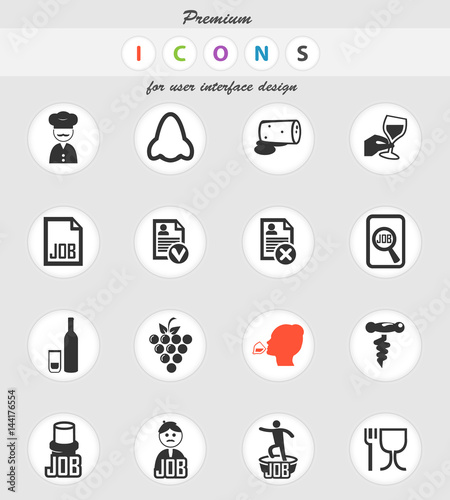 job icon set