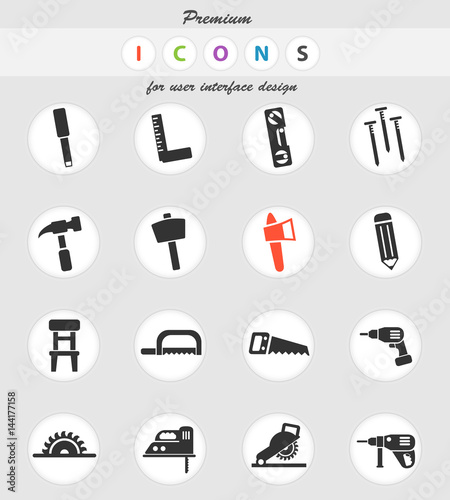 joinery icon set