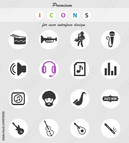 music icon set