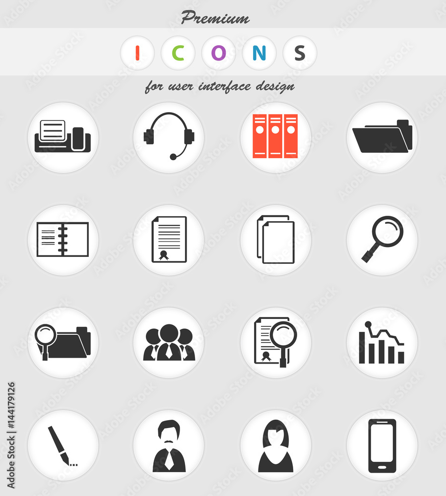 office icon set office icon set