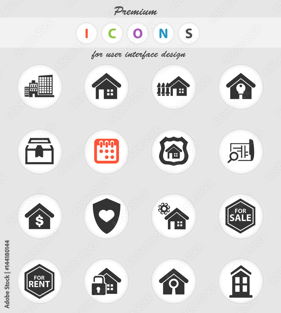 real estate icon set real estate icon set