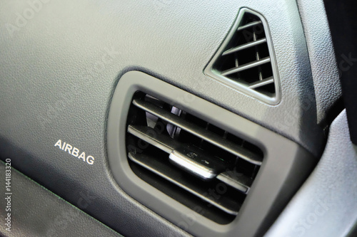 air conditioning on the front of the car © sergeevspb