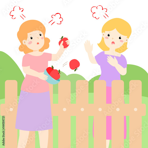 Bad relationship of neighbor vector..