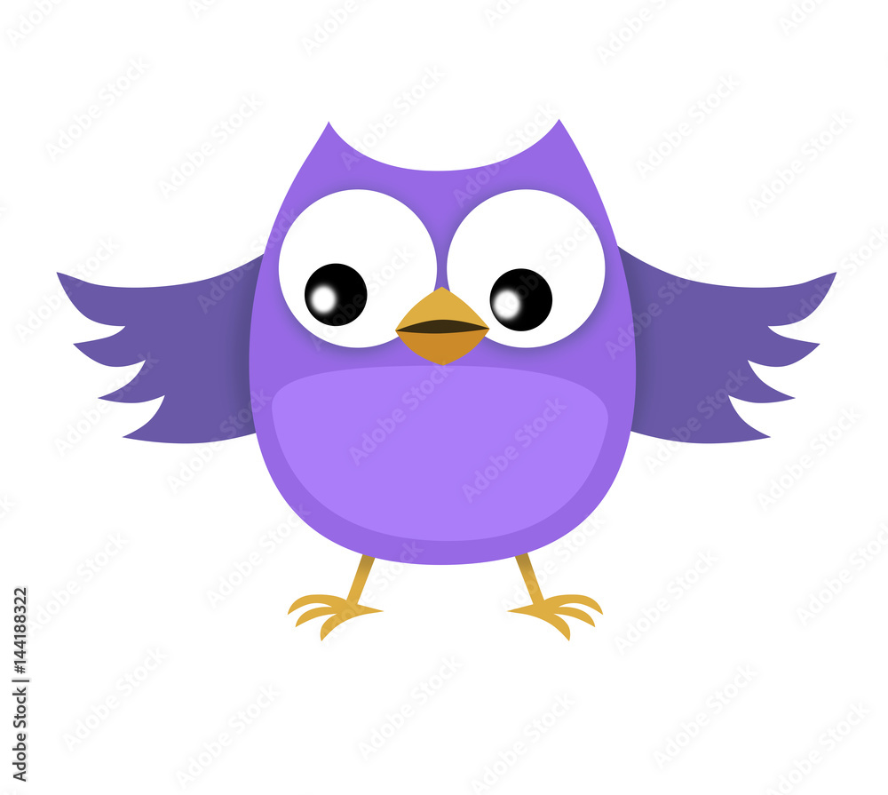 funny happy owl illustration for your design funny happy owl illustration for your design