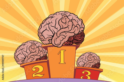 The human brain on sports podium