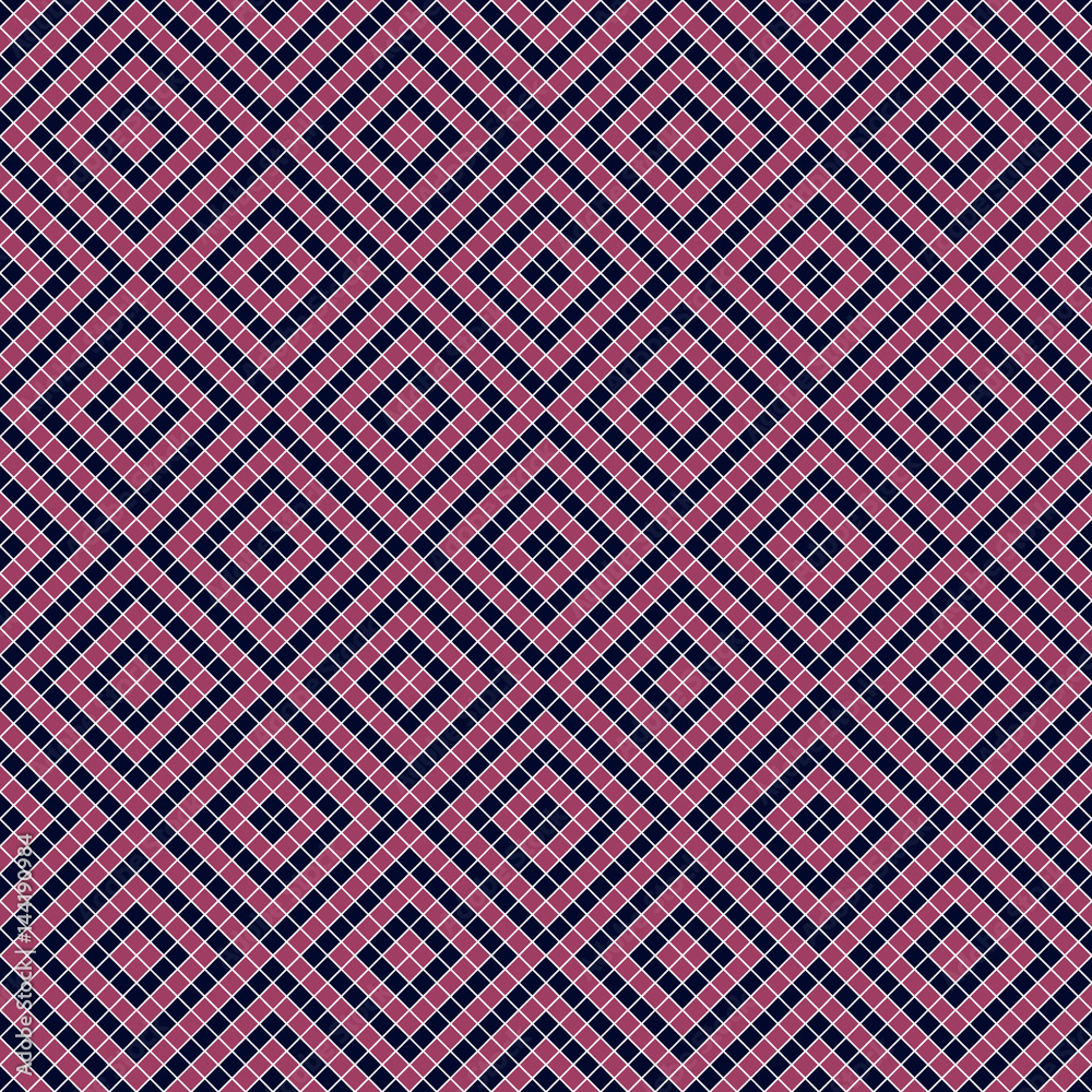 Seamless vector decorative geometric pattern. ethnic endless background with ornamental decorative elements with traditional etnic motives, tribal geometric figures. Print for wrapping, background