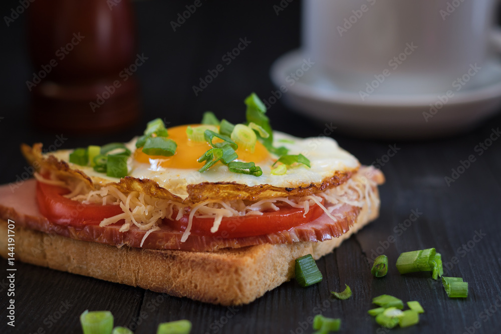 Egg on toast