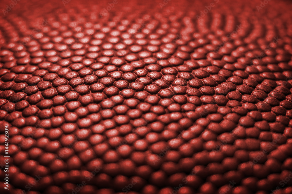Fototapeta premium Classic basketball ball detail leather surface texture background