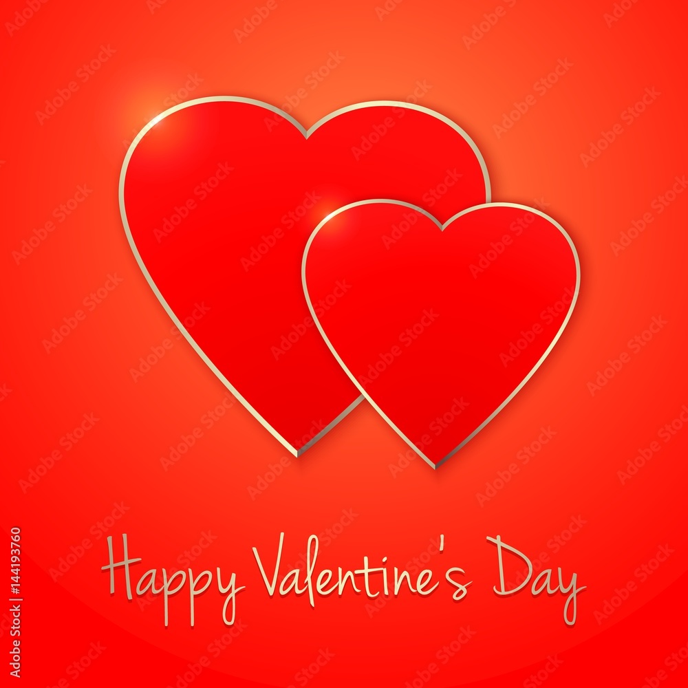 Vector invitation card. Happy Valentine's Day. Heart silhouette. Elegant template for your tender design. Vector invitation card. Happy Valentine's Day. Heart silhouette. Elegant template for your tender design.