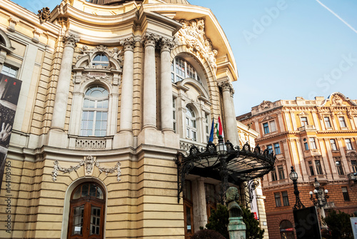 Photography Budapest, Hungary - December 31, 2016: Comedy Theatre in Budapest, Hungary