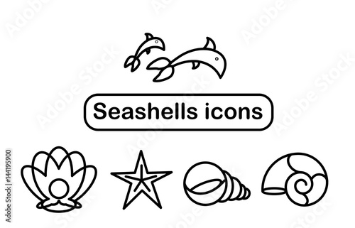 seashells icons