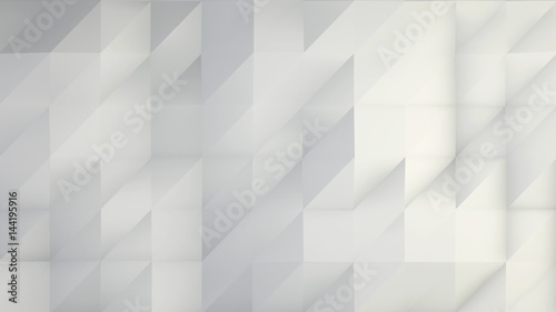Fototapeta Naklejka Na Ścianę i Meble -  White polygonal shape. Abstract 3D triangle background.