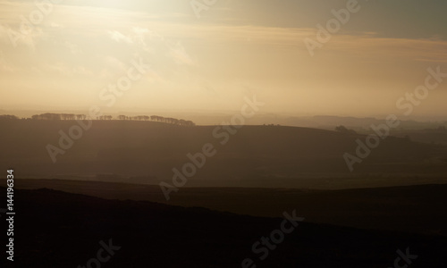 Dawn over the Northumberland Countryside, Simonside near Rothbury, England, UK. © Duncan Andison