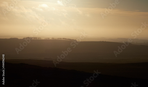 Dawn over the Northumberland Countryside, Simonside near Rothbury, England, UK. © Duncan Andison