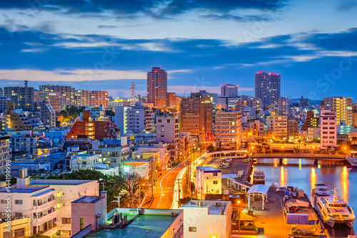 Naha, Okinawa, Japan Skyline