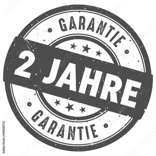 Runder 2 Jahre Garantie  Stempel