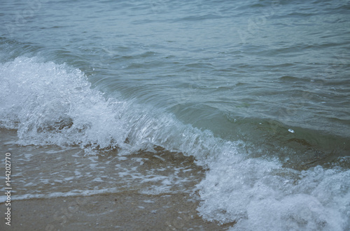 Fototapeta Naklejka Na Ścianę i Meble -  Black sea on a summer day