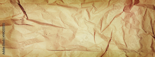 panorama textured crumpled paper background