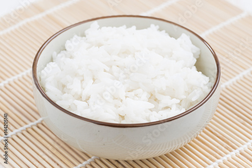 steam white rice