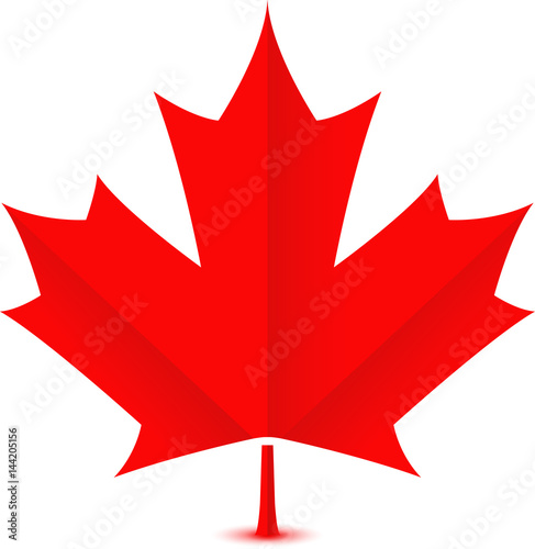red leaf of canada