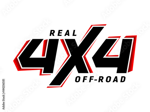 4x4 off-road emblem suv logo
