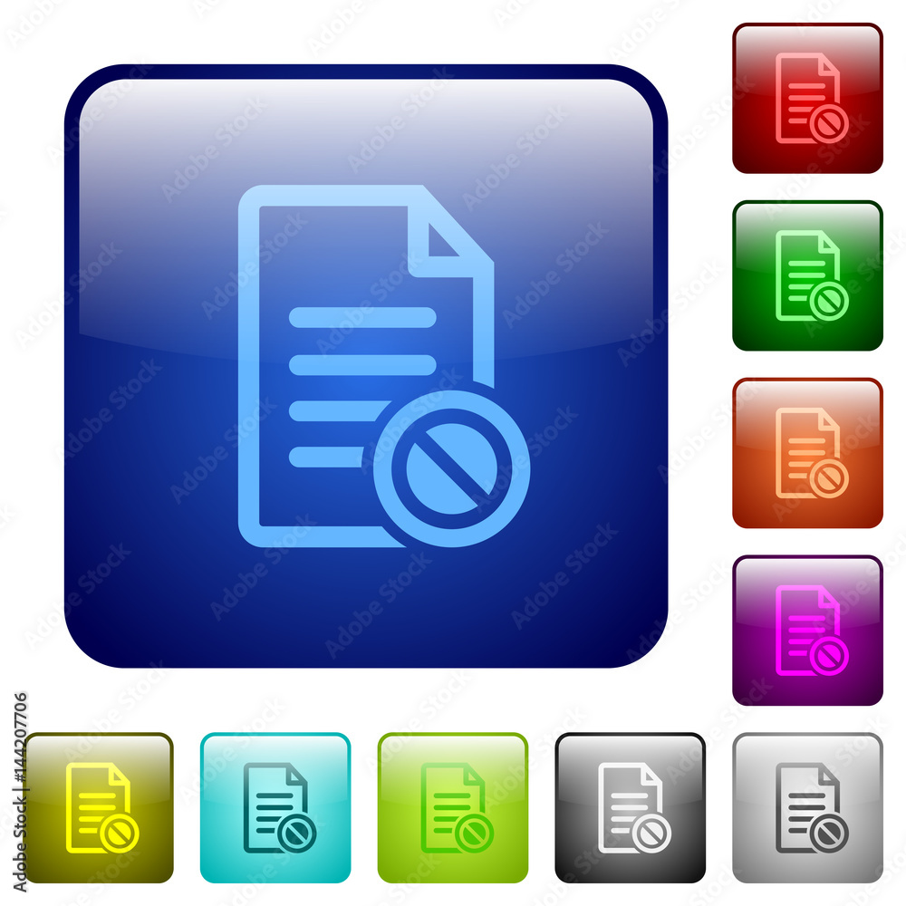 Disabled document color square buttons Disabled document color square buttons