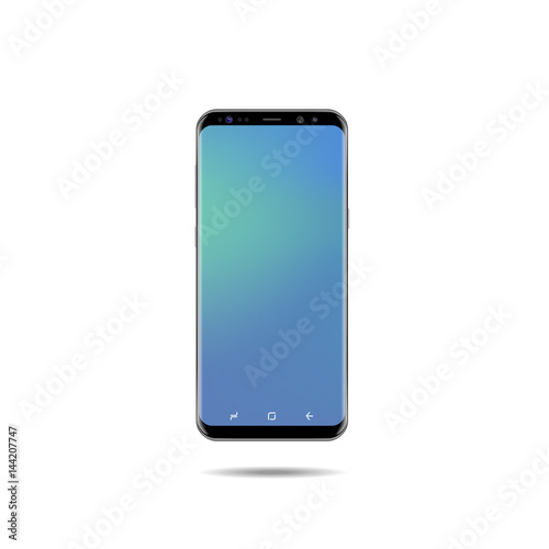 smartphone vector mockups. can use for printing, website, presentation element. for app demo on phone.