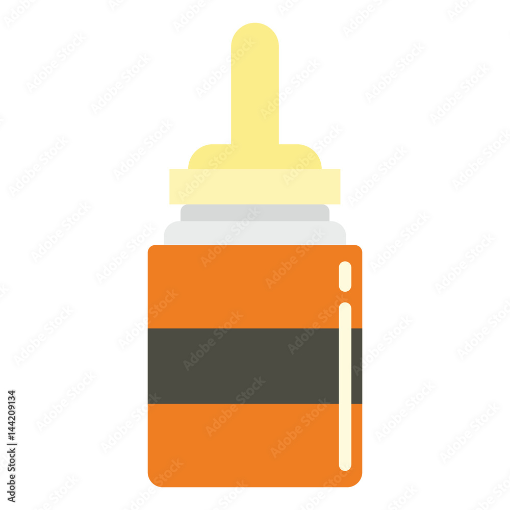 Medicine flat drug isolated on white background Medicine flat drug isolated on white background