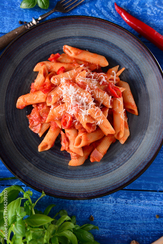 Penne pasta photo