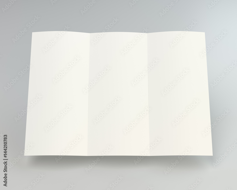 Blank white unfolded A4 paper crumpled. 3d rendering. Blank white unfolded A4 paper crumpled. 3d rendering.
