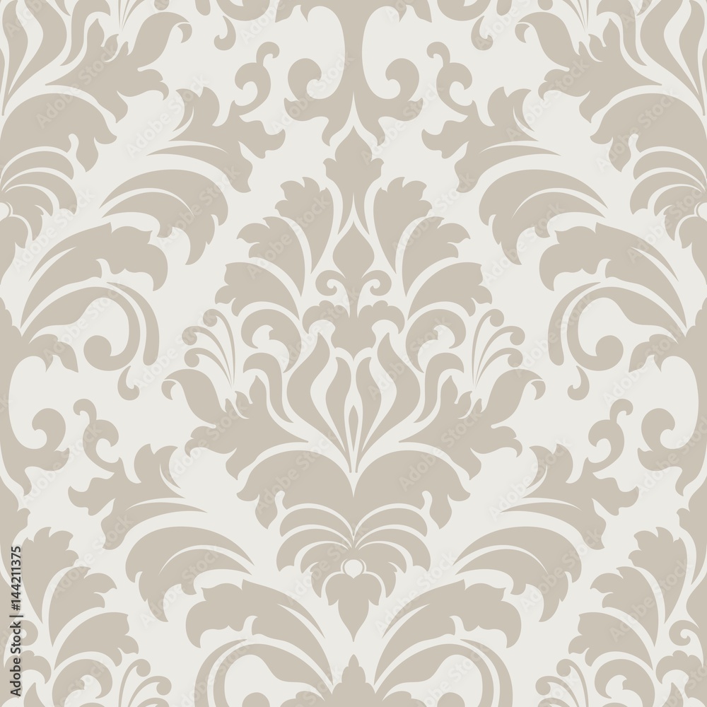 Vector damask seamless pattern element. Classical luxury old fashioned damask ornament, royal victorian seamless texture for wallpapers, textile, wrapping. Exquisite floral baroque template. Vector damask seamless pattern element. Classical luxury old fashioned damask ornament, royal victorian seamless texture for wallpapers, textile, wrapping. Exquisite floral baroque template.