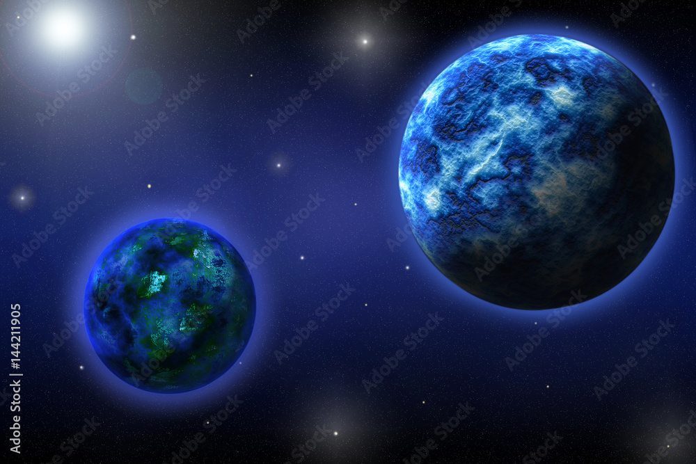 Fototapeta premium Exoplaneten