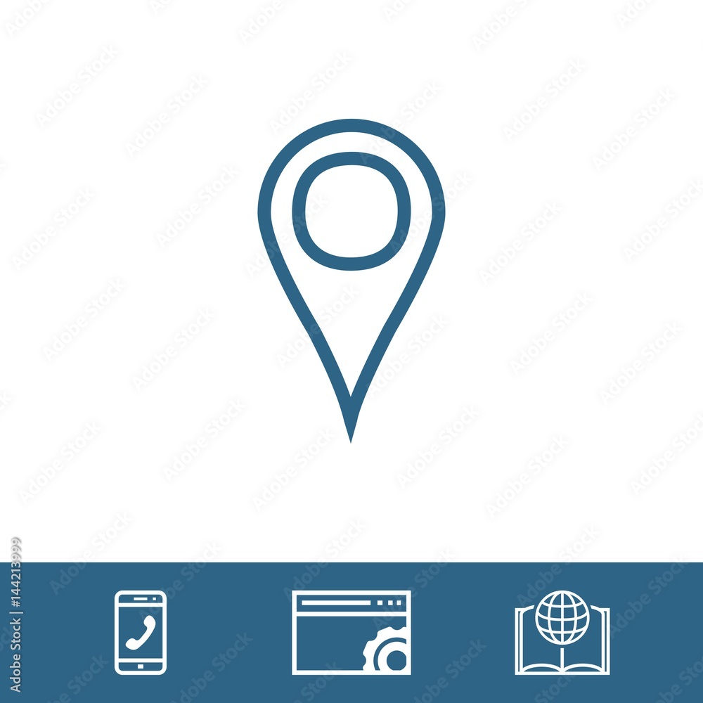 navigation icon stock vector illustration flat design navigation icon stock vector illustration flat design